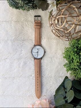 MVMT Boulevard Crescent Marble Watch